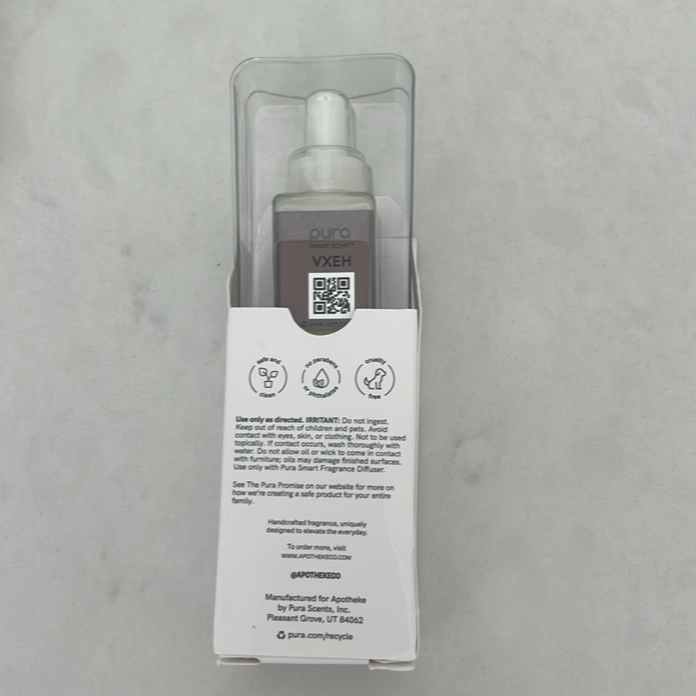 Pura Apotheke White Vetiver Fragrance Refill *BRAND NEW* - Picture 2 of 2